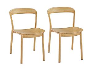 Hanna Dining Chair Bamboo Seat - Wheat (Set of 2) by Greenington
