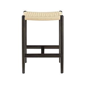 Leif Counter Height Stool - Caviar by Greenington