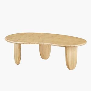 Zephyr Coffee Table - Wheat by Greenington