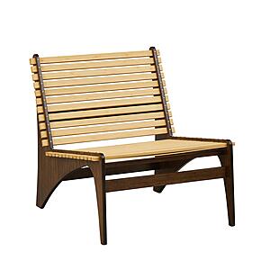 Zen Lounge Chair - Black Walnut by Greenington