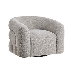 Caldera Swivel Chair - Gray by Homelegance