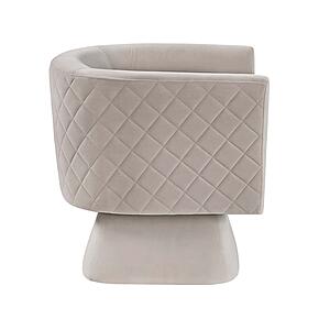 Candace Swivel Chair - Taupe by Homelegance