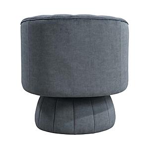 Bristol Swivel Chair - Dark Gray by Homelegance