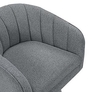 Eve Swivel Chair - Dark Gray by Homelegance