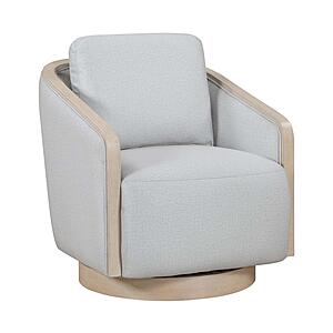 Hugo Swivel Chair - Gray by Homelegance