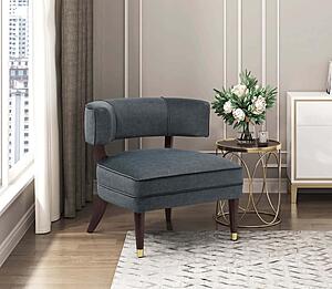Wilson Accent Chair - Dark Gray by Homelegance