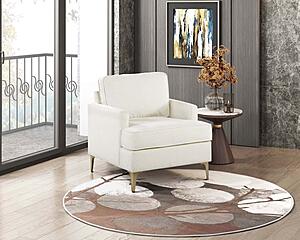 Colette Accent Chair - Beige by Homelegance
