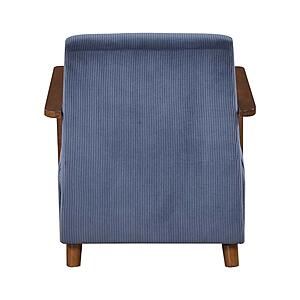Ezra Accent Chair - Blue by Homelegance