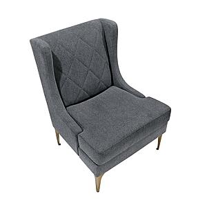 Savoy Accent Chair - Dark Gray by Homelegance
