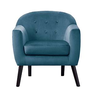 Quill Accent Chair - Blue by Homelegance