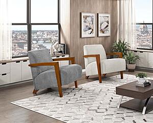 Odessa Accent Chair - Beige by Homelegance