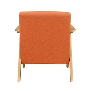 Damala Accent Chair - Orange & Natural by Homelegance