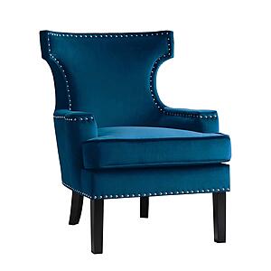 Lapis Accent Chair - Blue by Homelegance