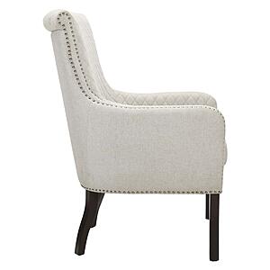 Avalon Quilted Accent Chair - Beige by Homelegance