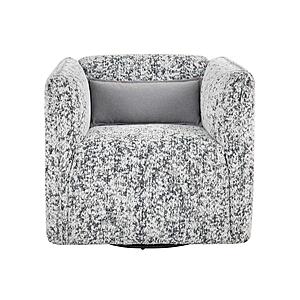 Finnegan Swivel Chair - Gray by Homelegance