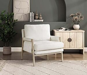 Umar Accent Chair - Cream by Homelegance