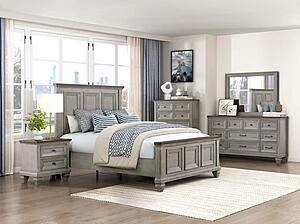 Renton Dresser - Brown & Antique Gray by Homelegance