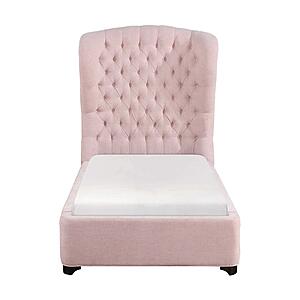 Cameo Twin Bed - Pink by Homelegance