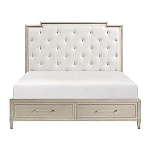 Genoa 5pc Queen Bedroom Set  - Ivory by Homelegance