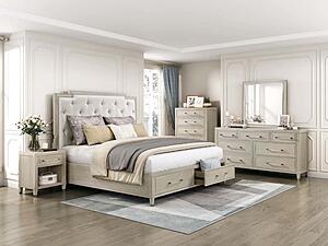 Genoa Nightstand - Ivory by Homelegance