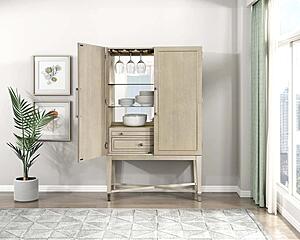 Genoa Bar Cabinet - Ivory by Homelegance