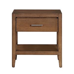 Evans Nightstand - Light Brown by Homelegance