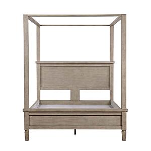 Marceline Eastern King Platform Bed - Gray Oak by Homelegance
