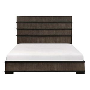 Acworth Queen Bed - Brownish Gray by Homelegance