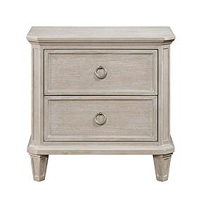 Leander Nightstand - Light Brownish Gray by Homelegance