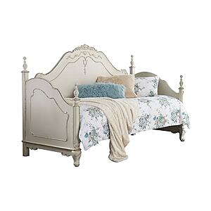 Cinderella Daybed - Antique White w/Gray  by Homelegance