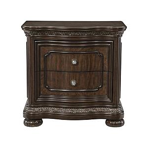 Beddington Nightstand - Dark Cherry by Homelegance