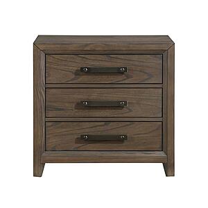 Cambridge Nightstand - Dark Walnut by Homelegance