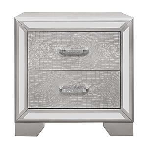 Aveline Nightstand - Silver by Homelegance