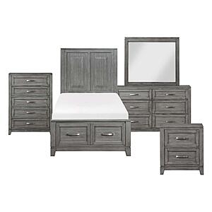Garretson 5pc Twin Bedroom Set  - Gray by Homelegance