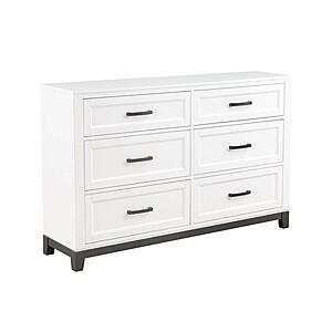 Garretson 5pc Queen Bedroom Set  - White & Metallic Gray by Homelegance