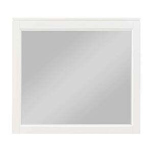 Garretson Mirror - White & Metallic Gray by Homelegance