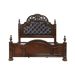 Adelina 5pc Queen Bedroom Set  - Brown by Homelegance