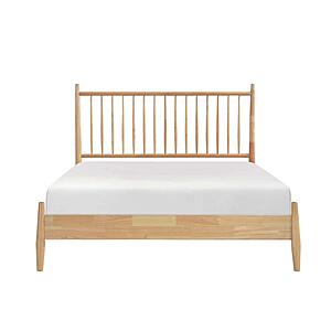 Brickell Queen Platform Bed - Natural by Homelegance