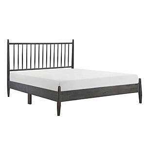 Brickell Queen Platform Bed - Gray by Homelegance