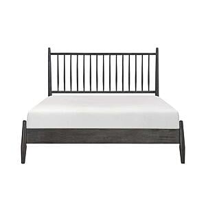 Brickell Full Platform Bed - Gray by Homelegance