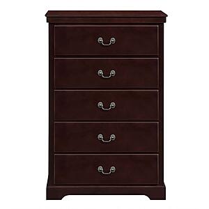 Seabright 5pc Queen Bedroom Set  - Cherry by Homelegance