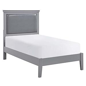 Seabright Twin Bed - Gray by Homelegance