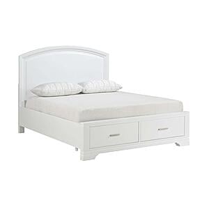 Hudson 5pc Queen Bedroom Set  - White  by Homelegance