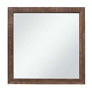 Corbin Mirror - Rustic Brown by Homelegance