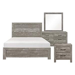 Corbin 4pc Queen Bedroom Set  - Gray by Homelegance