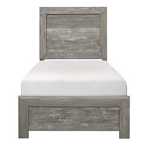 Corbin Twin Bed in a Box - Gray by Homelegance