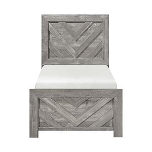 Corbin Twin Bed - Gray by Homelegance