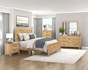 Corbin California King Bed - Natural by Homelegance