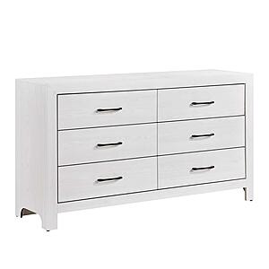 Corbin 5pc V-pattern Queen Bedroom Set  - White by Homelegance