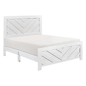 Corbin Full Bed - White by Homelegance